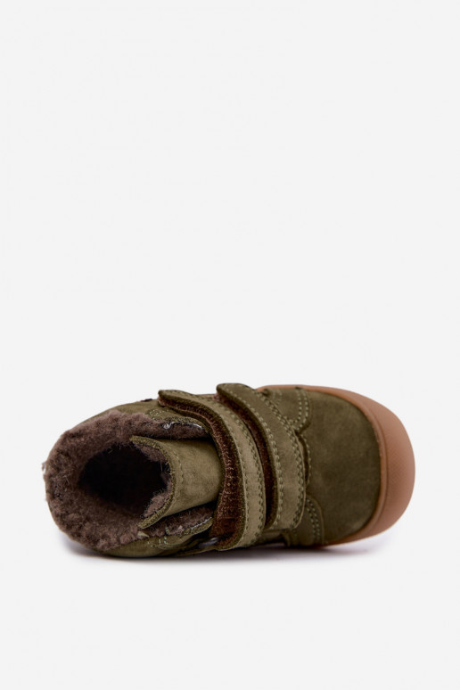 Leder Kinder Winterstiefel Froddo G2110138 grün