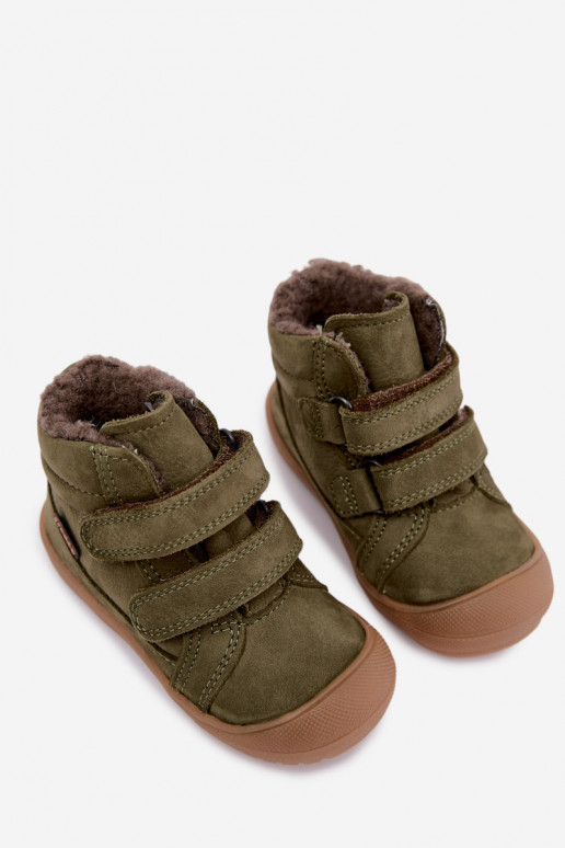 Leder Kinder Winterstiefel Froddo G2110138 grün