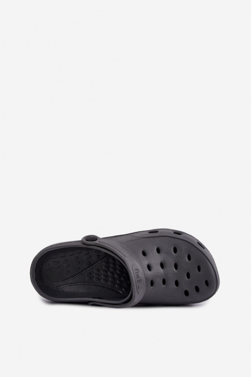 Graue leichte Herren-Slipper Adriah