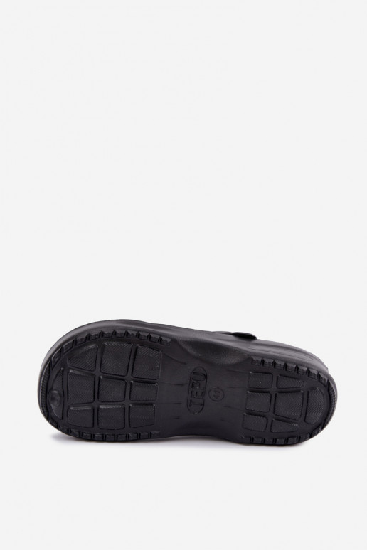 Schwarze leichte Herren-Slipper Adriah