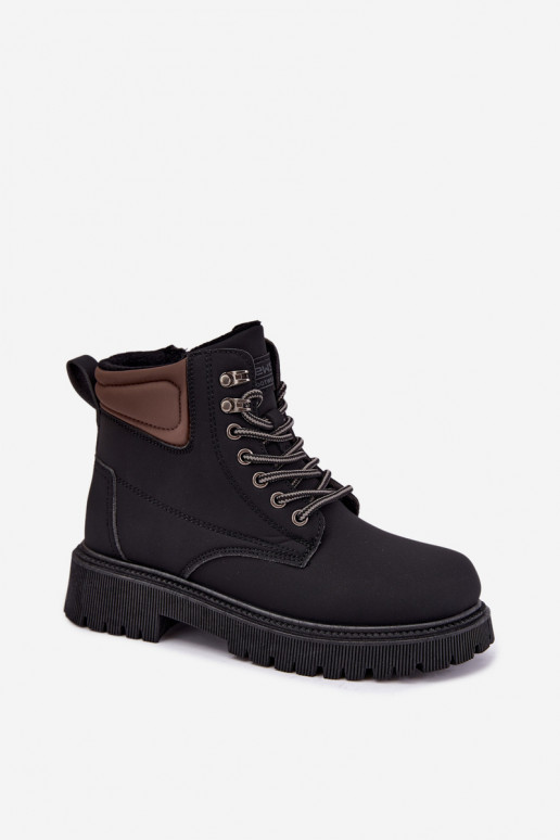 Isolierte schwarze Damenschuhe Sarvella
