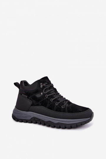 Herren isolierte Wildlederstiefel Big Star UU174246 schwarz