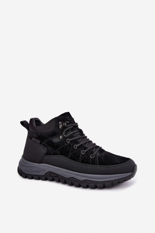 Herren isolierte Wildlederstiefel Big Star UU174246 schwarz
