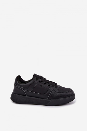 Herren-Sneaker Big Star UU174164 HI-Poly System schwarz 2