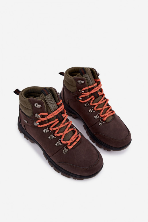 Herren-Wanderstiefel Big Star UU174195 HI-Poly System dunkelbraun