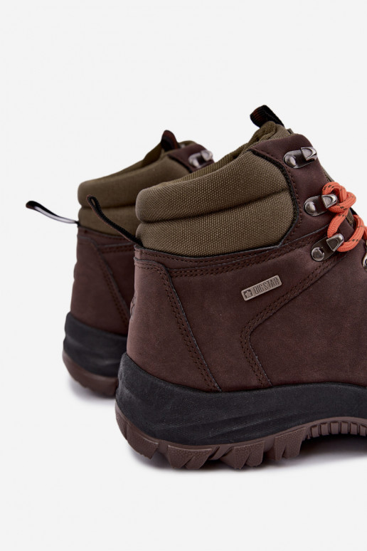 Herren-Wanderstiefel Big Star UU174195 HI-Poly System dunkelbraun