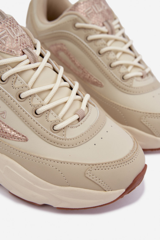 Damen-Sneaker mit Plattform FLA SKYE FFIN0586.73239 sandfarben