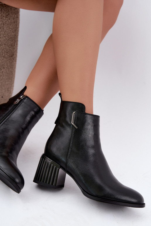 Haut Stiefel mit Absätzen sich Zuarm laufen D&A CR62-3442 schZuarze Farbe