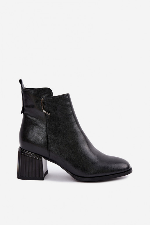 Haut Stiefel mit Absätzen sich Zuarm laufen D&A CR62-3442 schZuarze Farbe