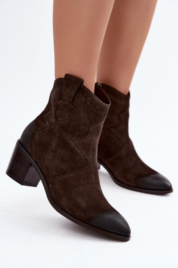Haut INildlederschuhe CoZuboy-Stil sich Zuarm laufen D&A CR62-3395 dunkelbraun