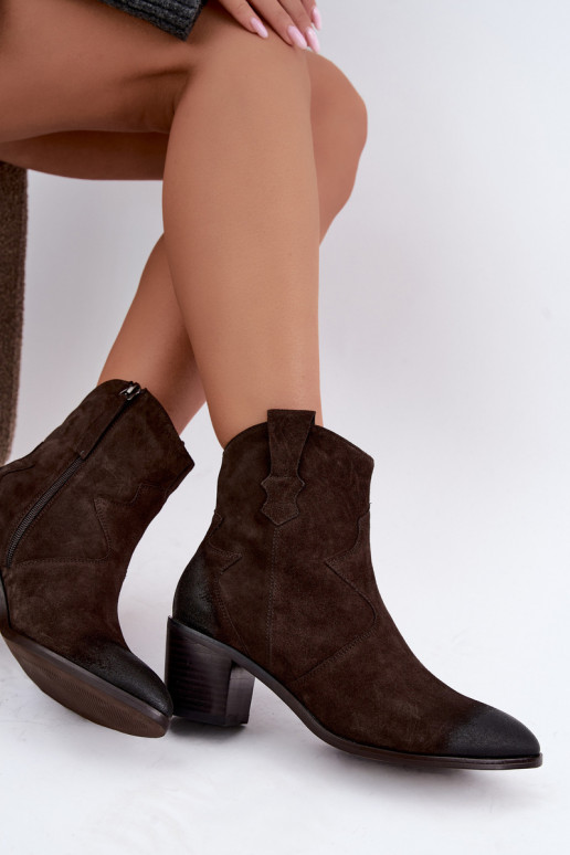 Haut INildlederschuhe CoZuboy-Stil sich Zuarm laufen D&A CR62-3395 dunkelbraun
