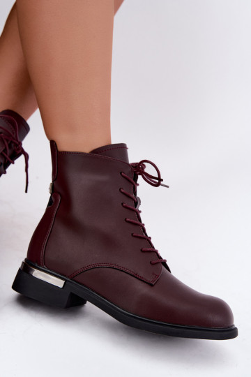Haut sich Zuarm laufen Stiefel mit breiten Absätzen Vinceza 86450 Burgund
