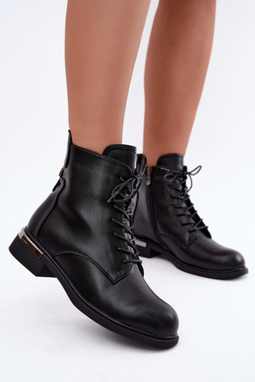 Haut sich Zuarm laufen Stiefel mit breiten Absätzen Vinceza 86450 schZuarze Farbe
