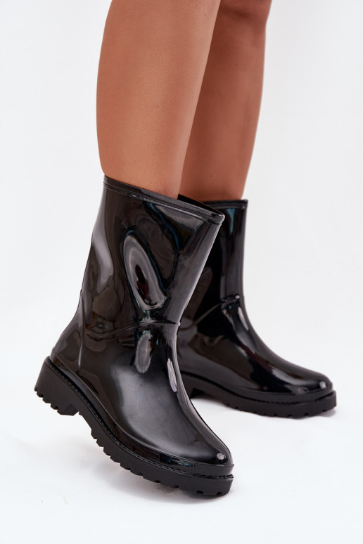 Damen Gummistiefel in Schwarz Elvara