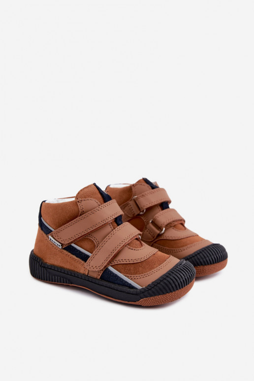 Braune Leder-Kinderschuhe Bartek 8631673