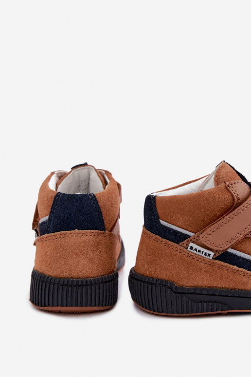 Braune Leder-Kinderschuhe Bartek 8631673