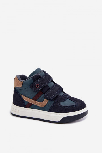 Dunkelblaue Jungen Sneaker Bartek 8801216