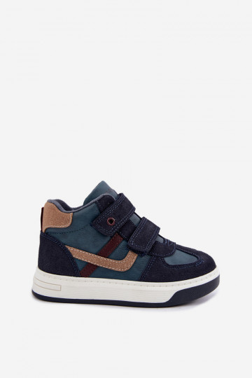 Dunkelblaue Jungen Sneaker Bartek 8801216 2