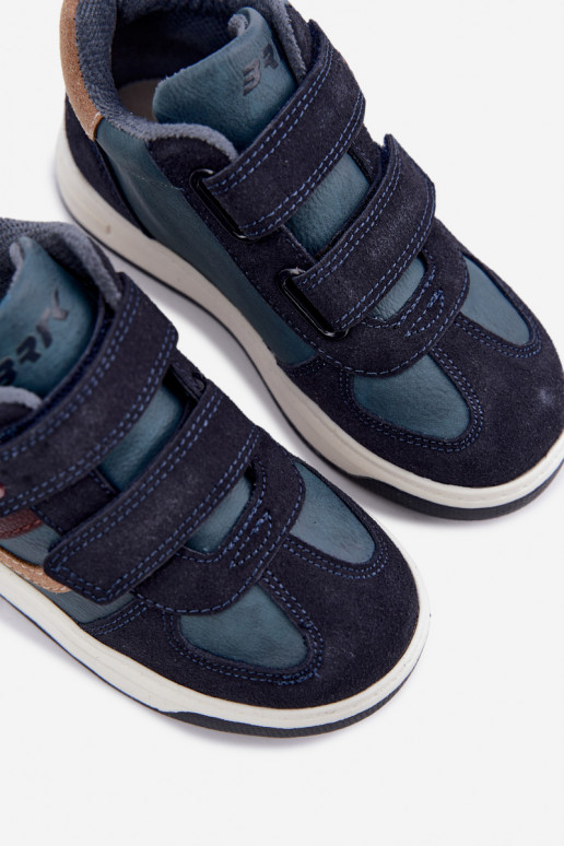 Dunkelblaue Jungen Sneaker Bartek 8801216