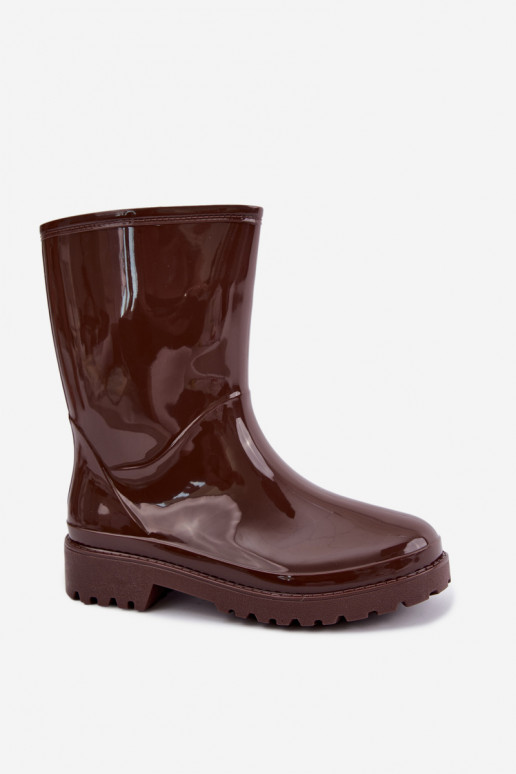 Damen Gummistiefel in dunkelbrauner Farbe Elvara