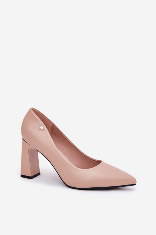 Elegante Absatzschuhe Vinceza 62221 in Sandfarbe