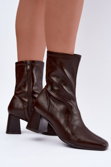 Damen braune Stiefel Veradis