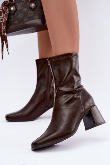 Damen braune Stiefel Veradis 2