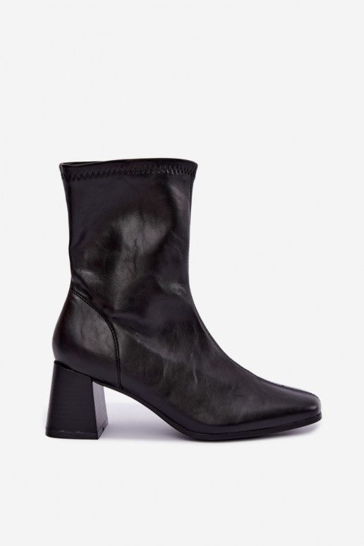 Damen schwarze Stiefel Veradis
