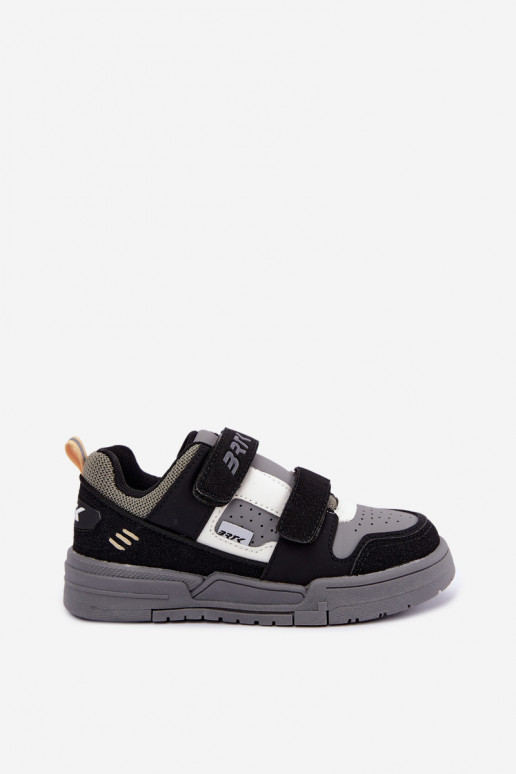 Sneaker für Jungen Bartek 8700210 in Schwarz und Grau