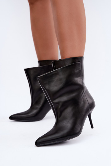 Isolierte Damarielle Stiefeletten mit dünnen Absätzen in Schwarz 2