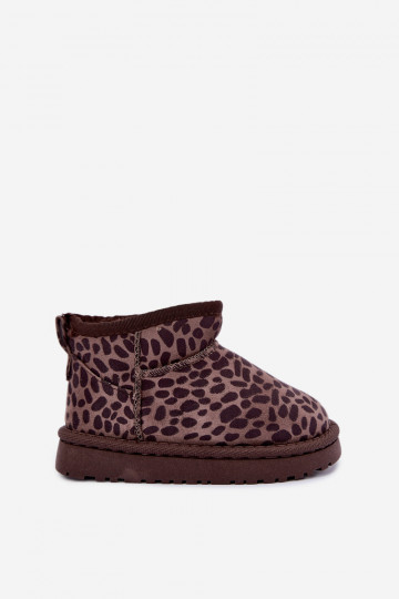 Kinder-Schneestiefel mit Leopardenmuster Snoelle 2
