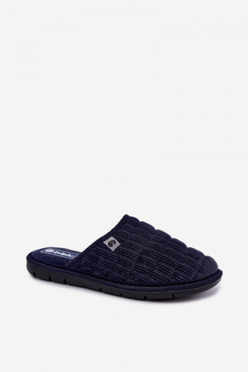 Dunkelblaue Herren Hausschuhe Inblu 91000034