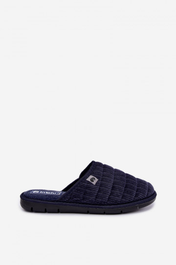 Dunkelblaue Herren Hausschuhe Inblu 91000034 2