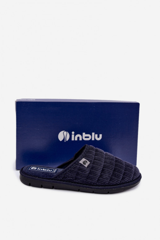 Dunkelblaue Herren Hausschuhe Inblu 91000034