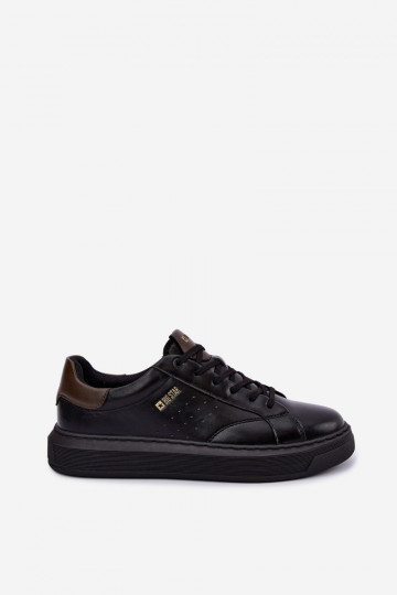 Schwarze Herren Sneakers mit Plattform Big Star UU174291 2