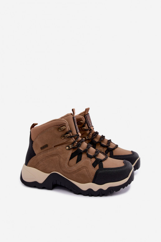 Braune Herren Wanderschuhe Big Star UU174182 HI-Poly System