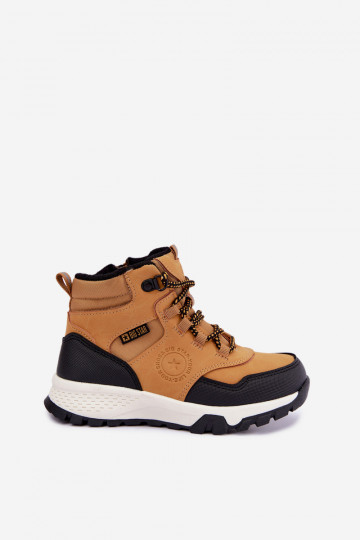 Braune gefütterte Kinderstiefel Big Star UU374002 2