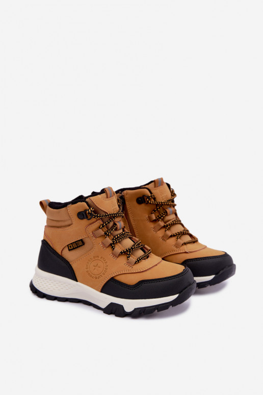 Braune gefütterte Kinderstiefel Big Star UU374002
