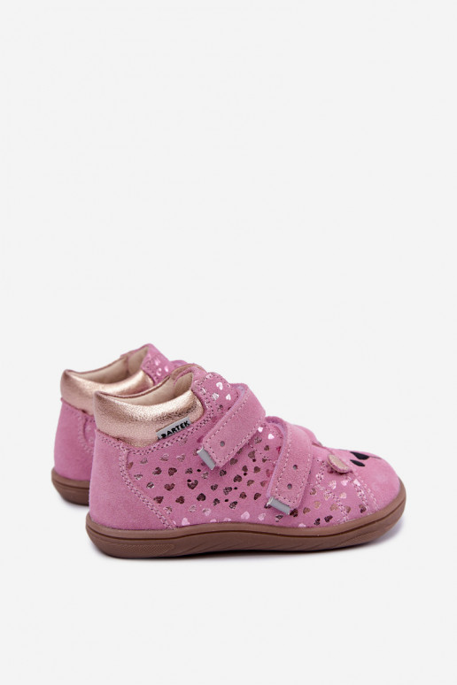 Rosa Kinderschuhe mit Herzen Bartek 8631965