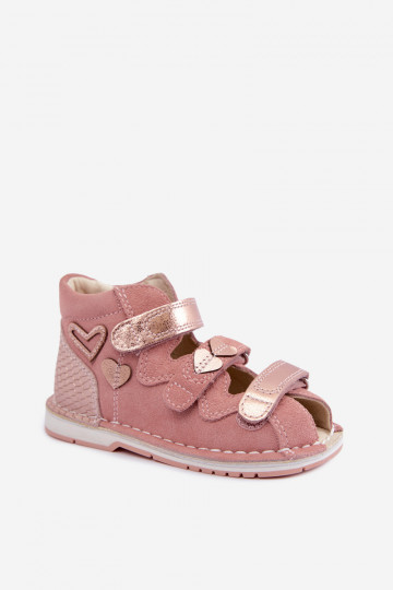 Damen Sandalen für Kinder Bartek 8550069 in Rosa