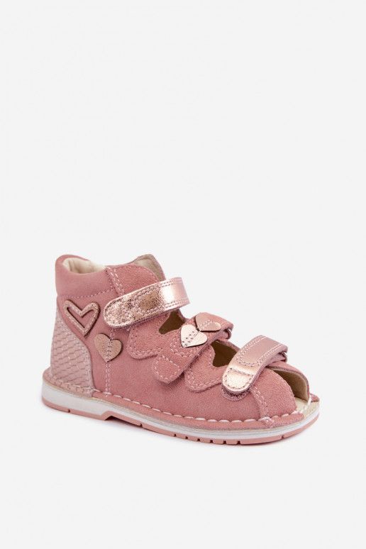 Damen Sandalen für Kinder Bartek 8550069 in Rosa