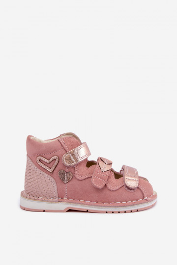Damen Sandalen für Kinder Bartek 8550069 in Rosa 2