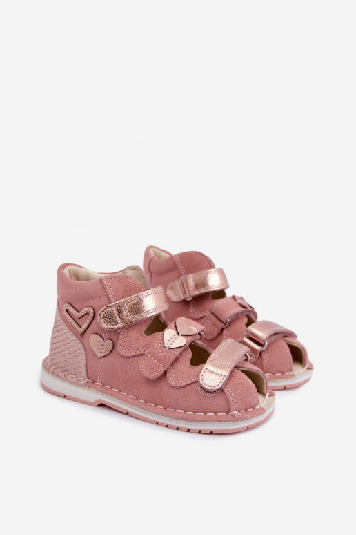Damen Sandalen für Kinder Bartek 8550069 in Rosa