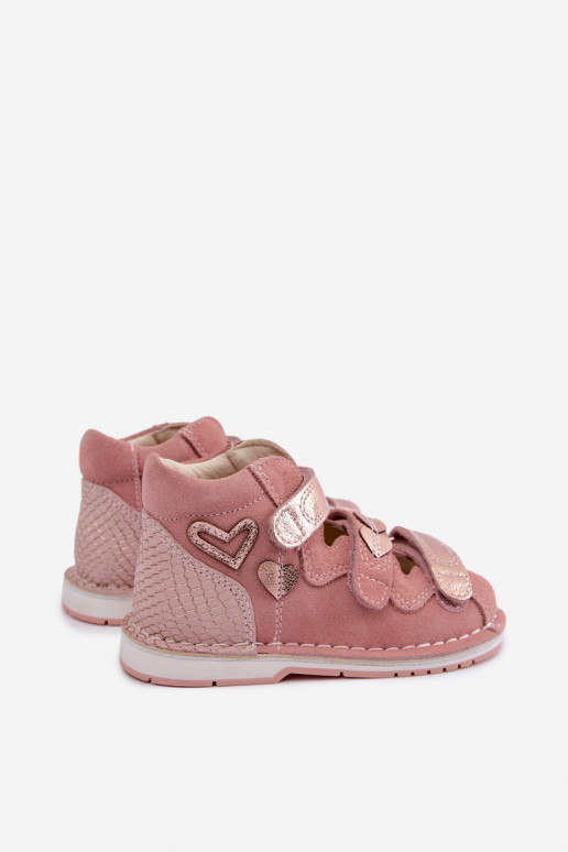 Damen Sandalen für Kinder Bartek 8550069 in Rosa