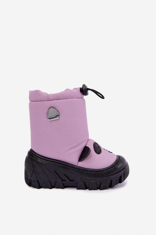 Kinder Schneestiefel aus wasserdichtem Material Bartek 11045801 in Lila