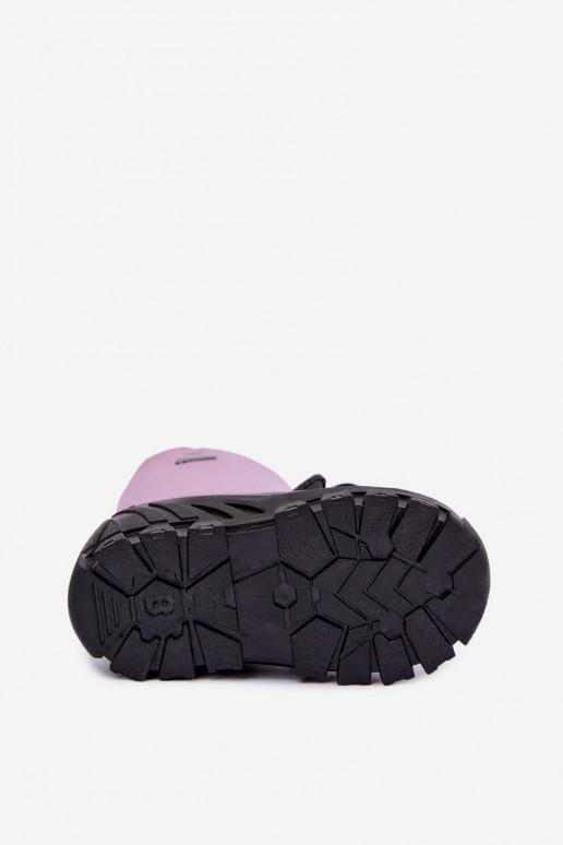 Kinder Schneestiefel aus wasserdichtem Material Bartek 11045801 in Lila