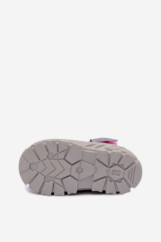 Kinder Schneestiefel mit Klettverschlüssen Bartek 11626012 in Rosa