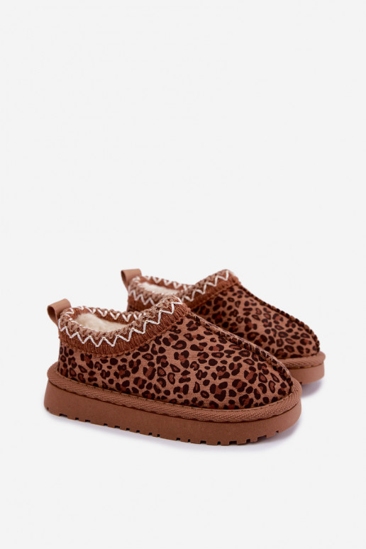 Kinder Schneestiefel mit Leopardenmuster Ysmerine