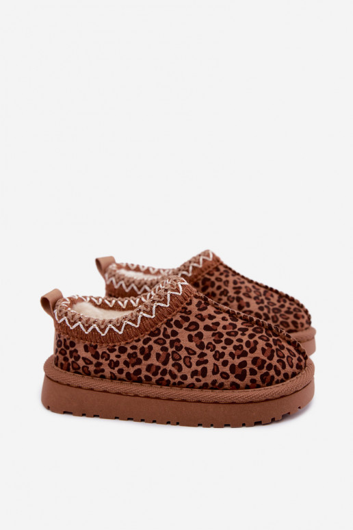 Kinder Schneestiefel mit Leopardenmuster Ysmerine