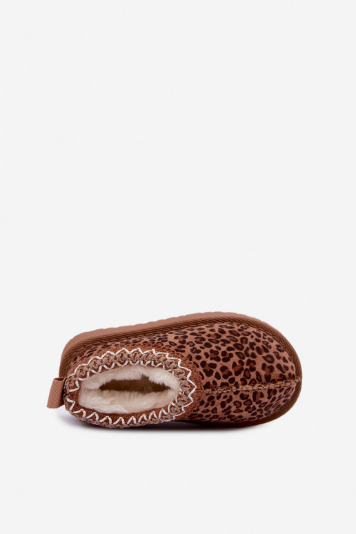Kinder Schneestiefel mit Leopardenmuster Ysmerine
